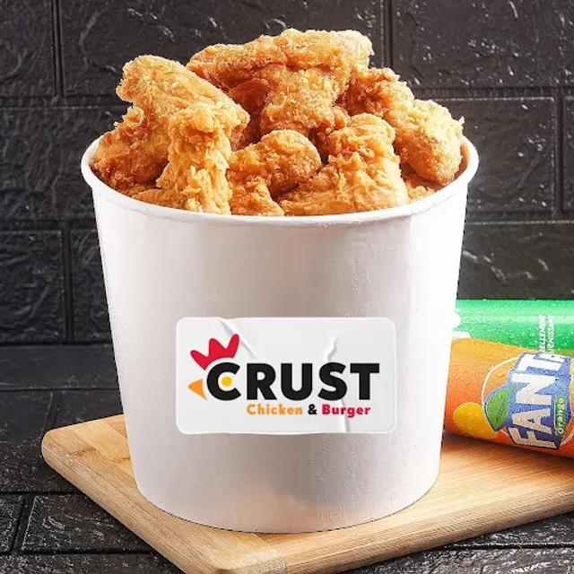 Crust chicken and burger