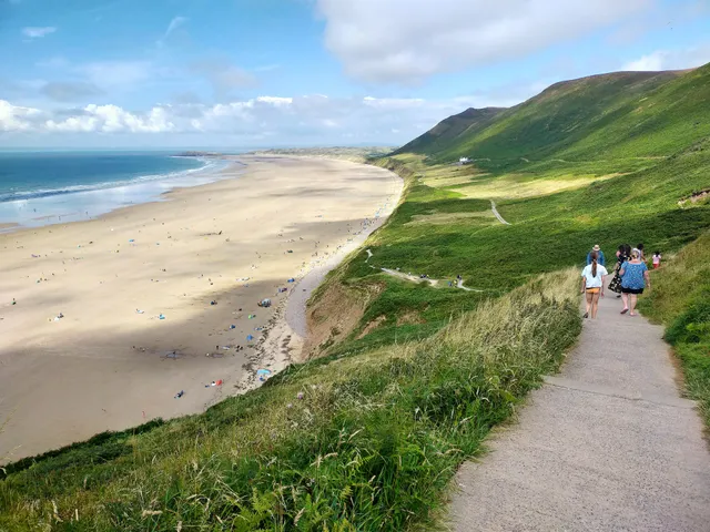 Rhossili bay Beach