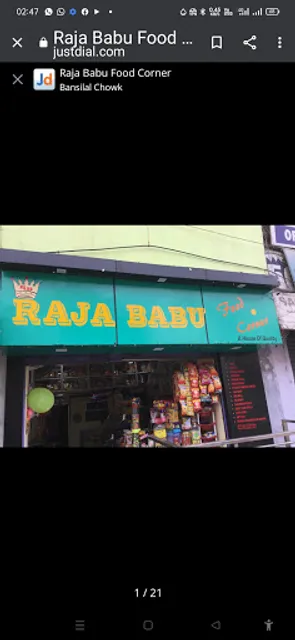 Raja babu food corner