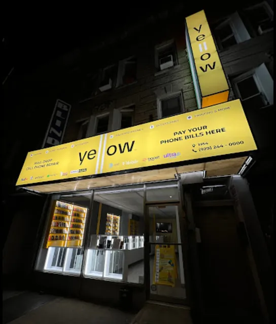 Yellow - Parcel & Cargo, Postal and Cell phone accessory services