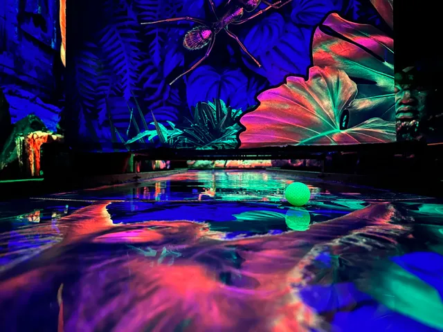 3D Neongolf – Schwarzlicht Minigolf München