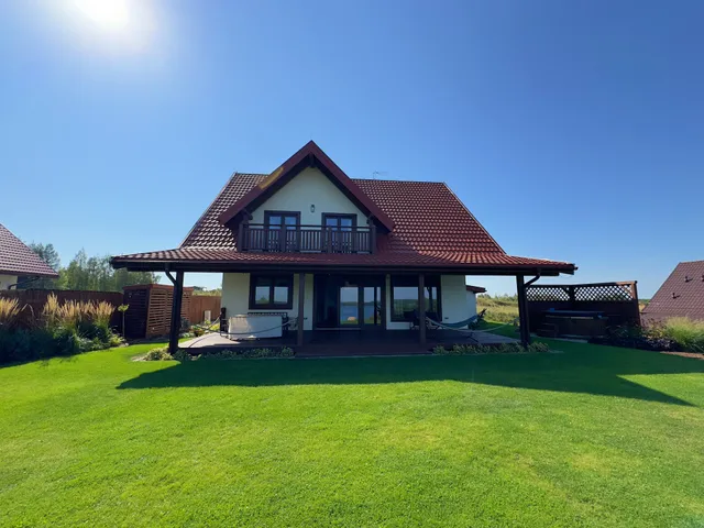 Widokówka Leleszki - dom całoroczny na Mazurach