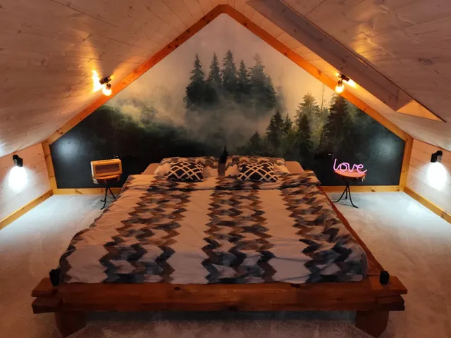 Domki nad jeziorem Sunia