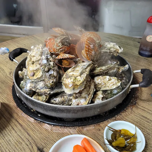 마라도생굴구이