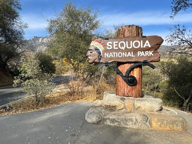 Sign - Sequoia National Park