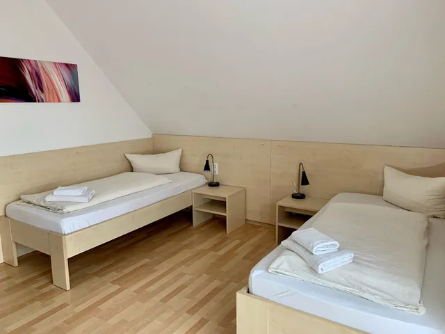 Monteurzimmer Bett & Bad