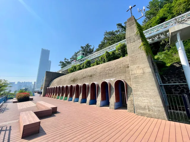 해운대블루라인파크 달맞이터널정거장