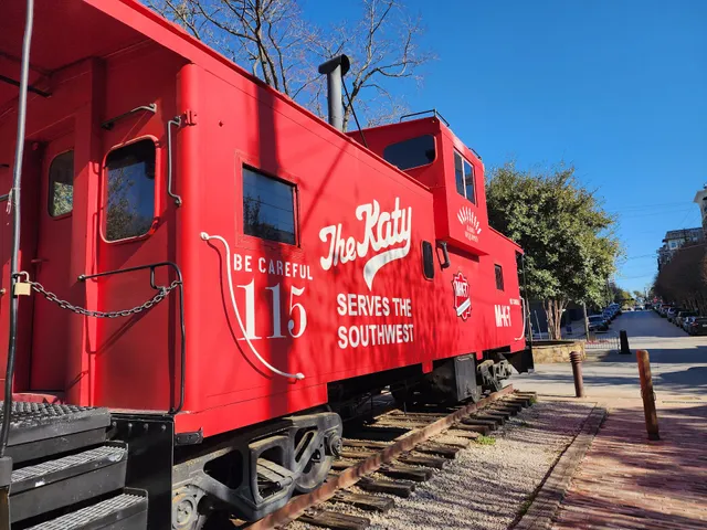 The Katy Trail Train Statue