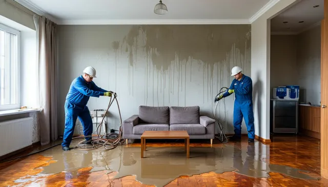 Flooded Water Damage Cleanup