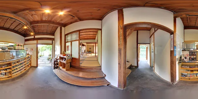 Waterside cafes Miyake shops Sakazu