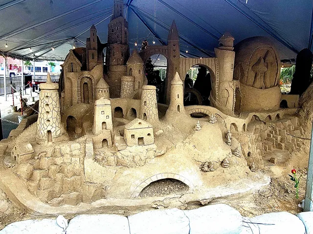 Holiday Sand Sculpture Village