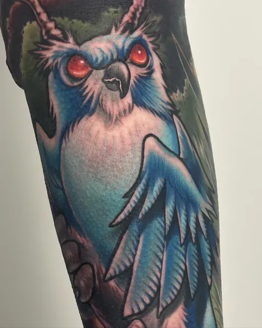 Mystic Owl Tattoo