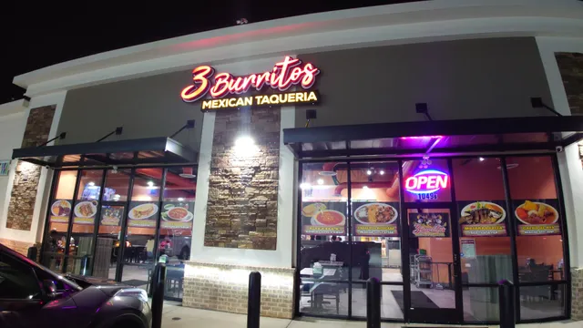 3 burritos