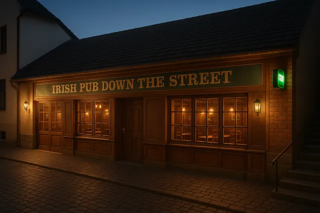 Irish Pub Down The Street