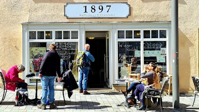1897 Wiener Kaffeehaus am Neuen Schloß