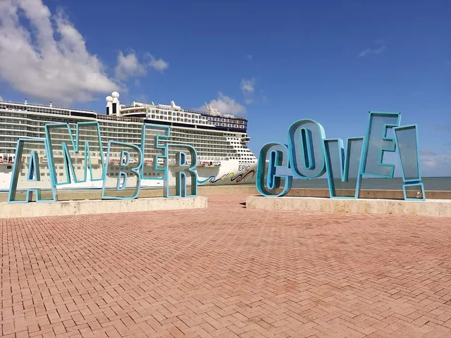 Amber Cove sign