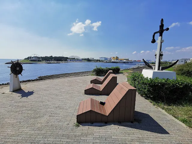 Shinkiba ryokudo park Southern end