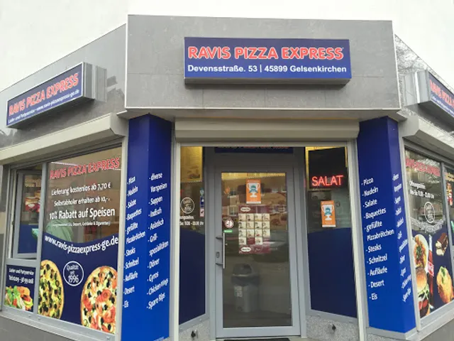 Ravis Pizza Express - 10% Rabatt ab 12 Euro auf ravis-ge.de