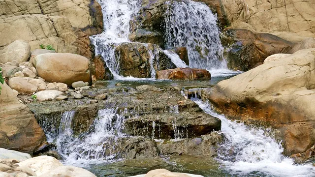 Inspiration Lake Artificial Waterfall