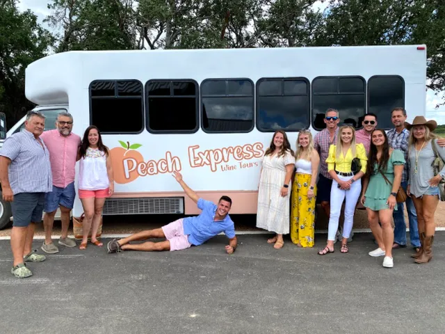 The Peach Express Wine Tours Fredericksburg,TX