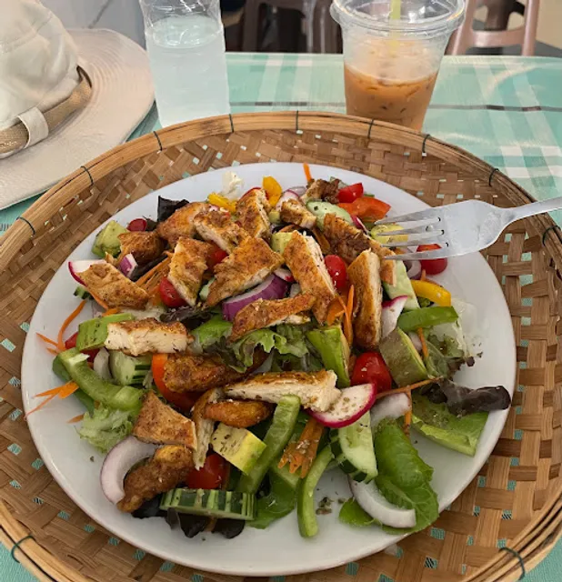 Kebab, Felafel, Salad