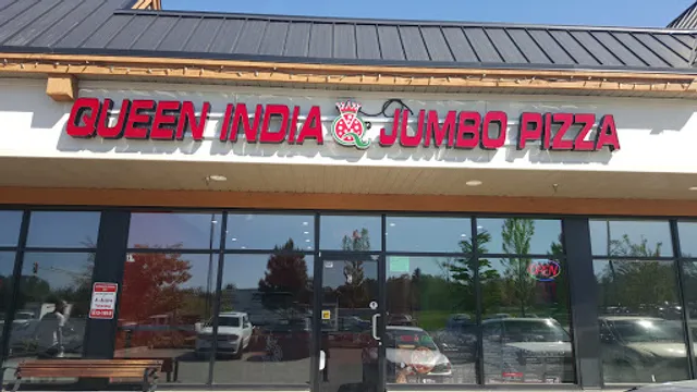 Queen India Jumbo Pizza.