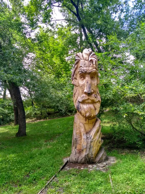 Park of wooden sculptures "Freaks"