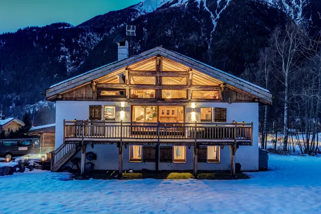 Ice and Orange Chalets Chamonix