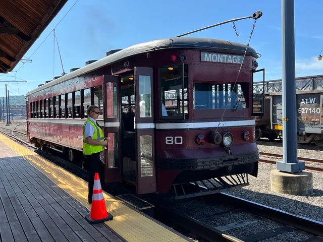 Electric City Trolley Museum Passenger Platform