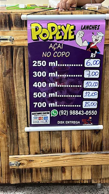 Popeye lanche e restaurante