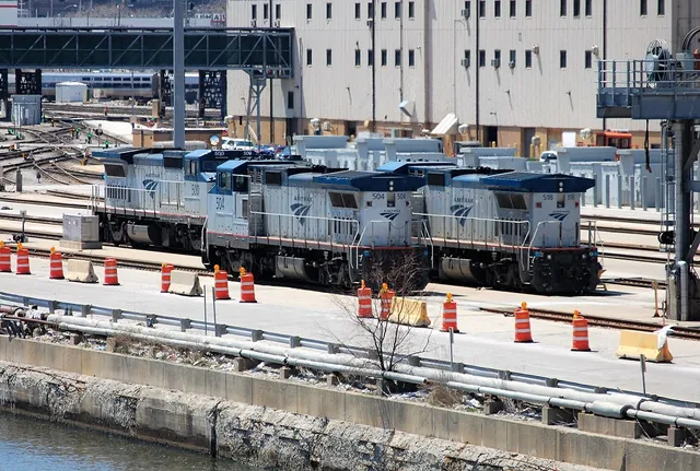 Amtrak Chicago Car Yard