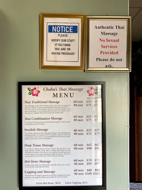 Chaba's Thai Massage
