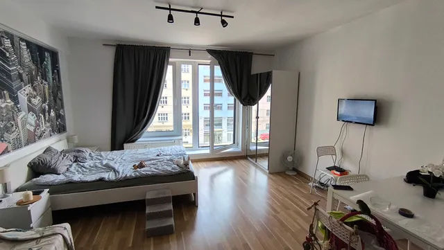 Brand new studio apartment #21 with free secure parking in the center