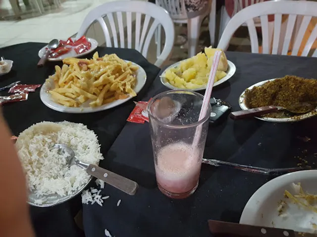 Meat sun on Charcoal