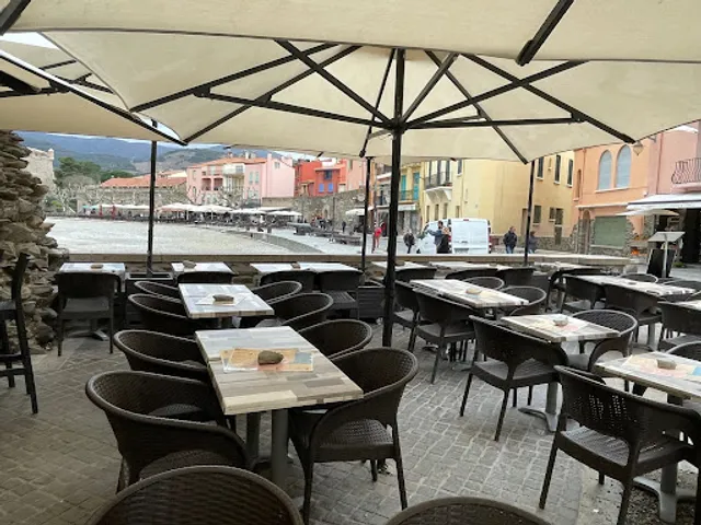 L'Insolite Brasserie Glacier en bord de mer de Collioure