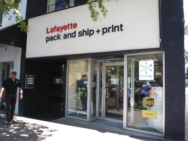 Lafayette Pack and Ship + Print