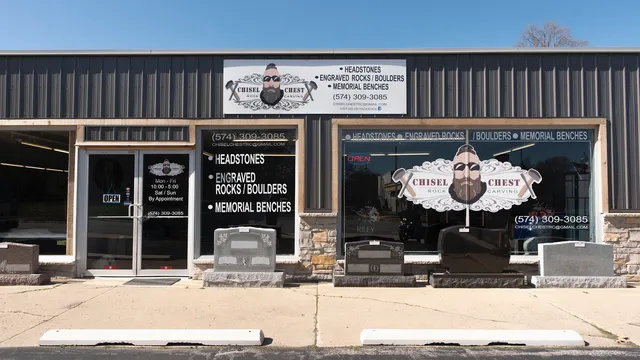 Chisel Chest Rock Carving & Headstones (Financing Available)