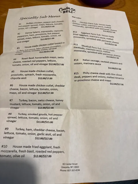 Center St. Deli
