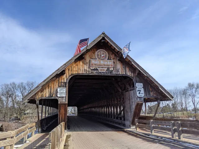 Bavarian Inn Holz Brücke Covered Bridge