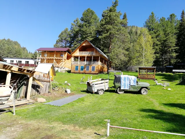 Green House at Teletskoye Lake