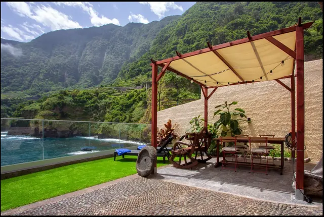 madeira black sand beach house