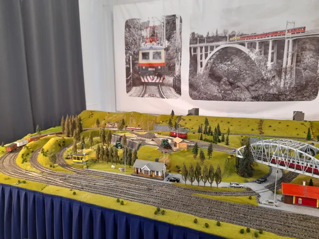 Modelové kolejiště Pavla Kohoutka v Bechyni