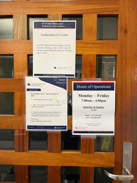 Clinical Pathology Laboratories (CPL) - West Lake