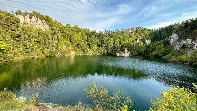 Gypsum Mine swimming and scenic view