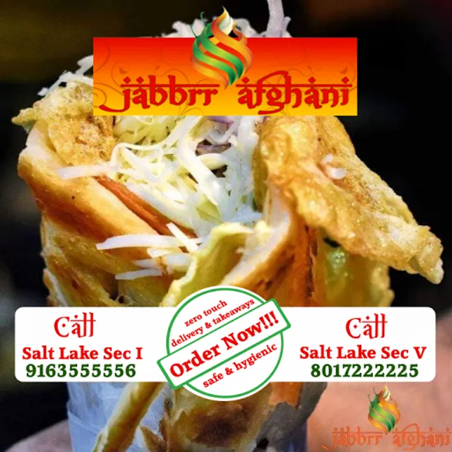 JABBRR AFGHANI Best Rolls | Chicken Rolls | Kathi Rolls | Biryani | Kebabs in Salt Lake Sector 5 Kolkata