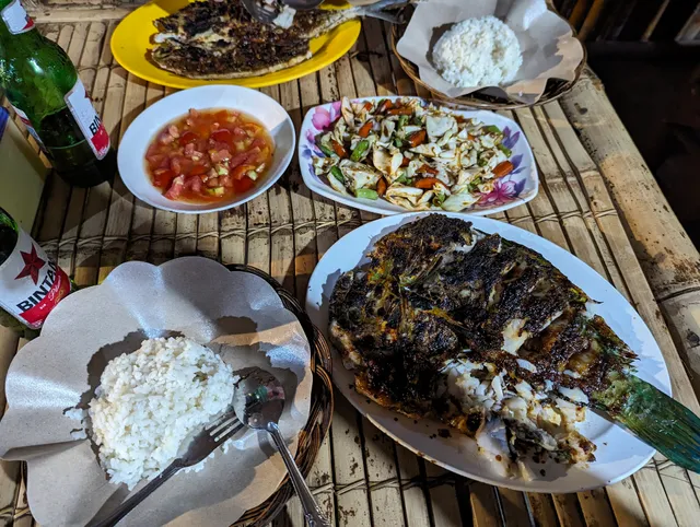 Fried Chicken Ayam Gepuk BBQ Grill Fish