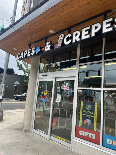 Capes and Crepes Board Game Cafe