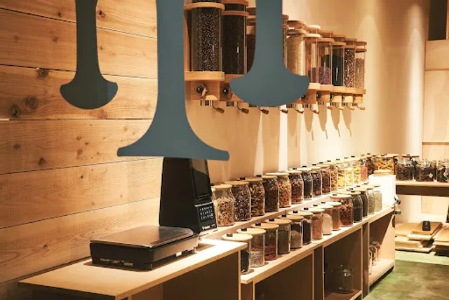 café & bulk shop modest.