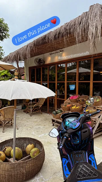 Pregnant Coconut Cafe