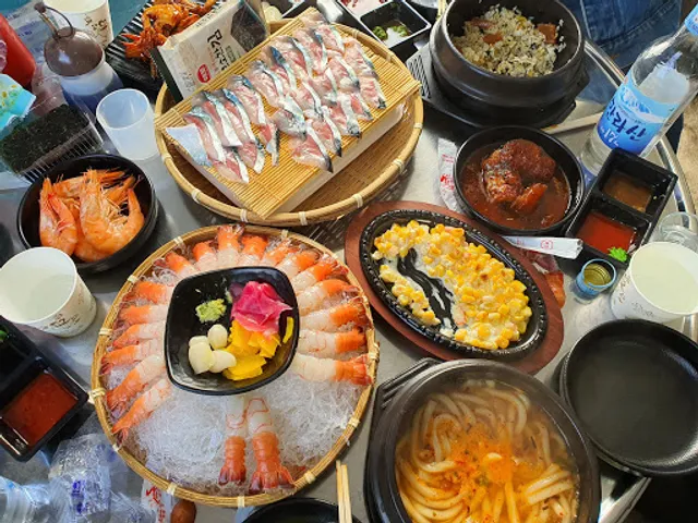 Jungmun Market Sashimi